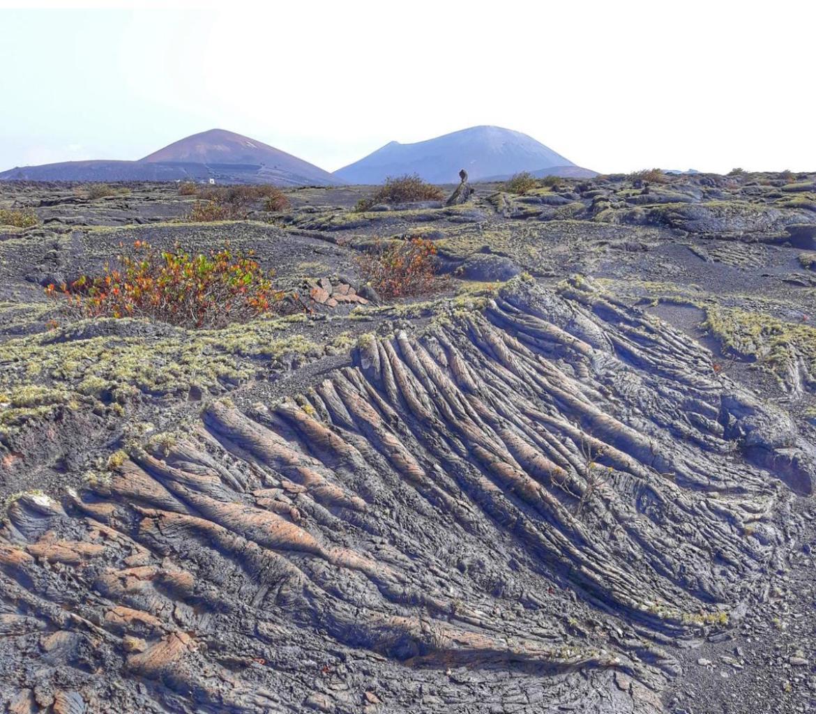 Lanzarote Casa Volcanica-Anclada Sobre La Lava Del Volcan Montana Blanca Exterior foto